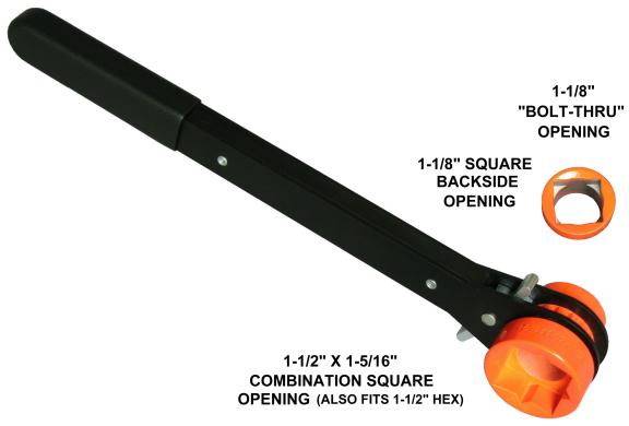 Lowell Lineman Wrench 104T Triple Square Tower Wrench