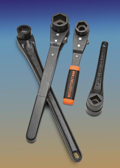 Wrench and Socket Combos - Lowell Corporation Bolt-Thru Socket Wrench for Construction and Pipeline Labor