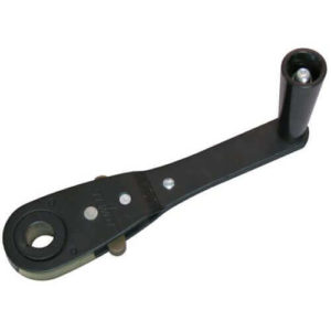 Model 112 Ratcheting Crank Handle - Bore Gear w/ Plastic Knob