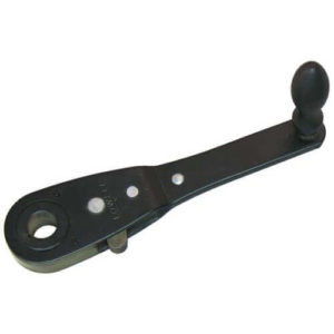 Model 112 Ratcheting Crank Handle - Bore Gear w/ Steel Knob