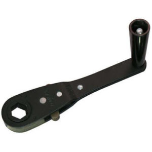 Model 112 Ratcheting Crank Handle - Hex Gear w/ Plastic Knob