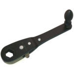 Model 112 Ratcheting Crank Handle - Hex Gear w/ Steel Knob