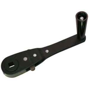 Model 112 Ratcheting Crank Handle - Square Gear w/ Plastic Knob