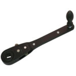Model 114 Crank Handle - Square Gear w/ Steel Knob