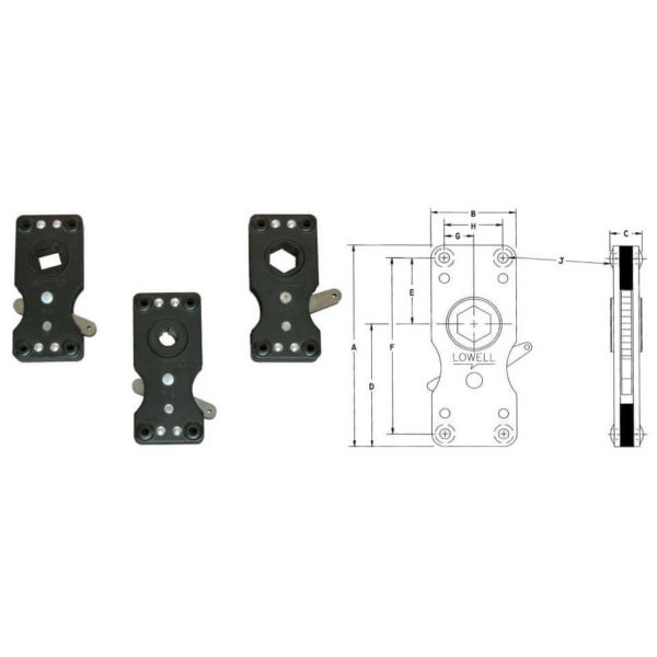Model 702 Ratchet Clutches With Dimensions