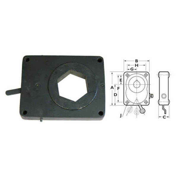Model 77 Ratchet Clutches with dimensions