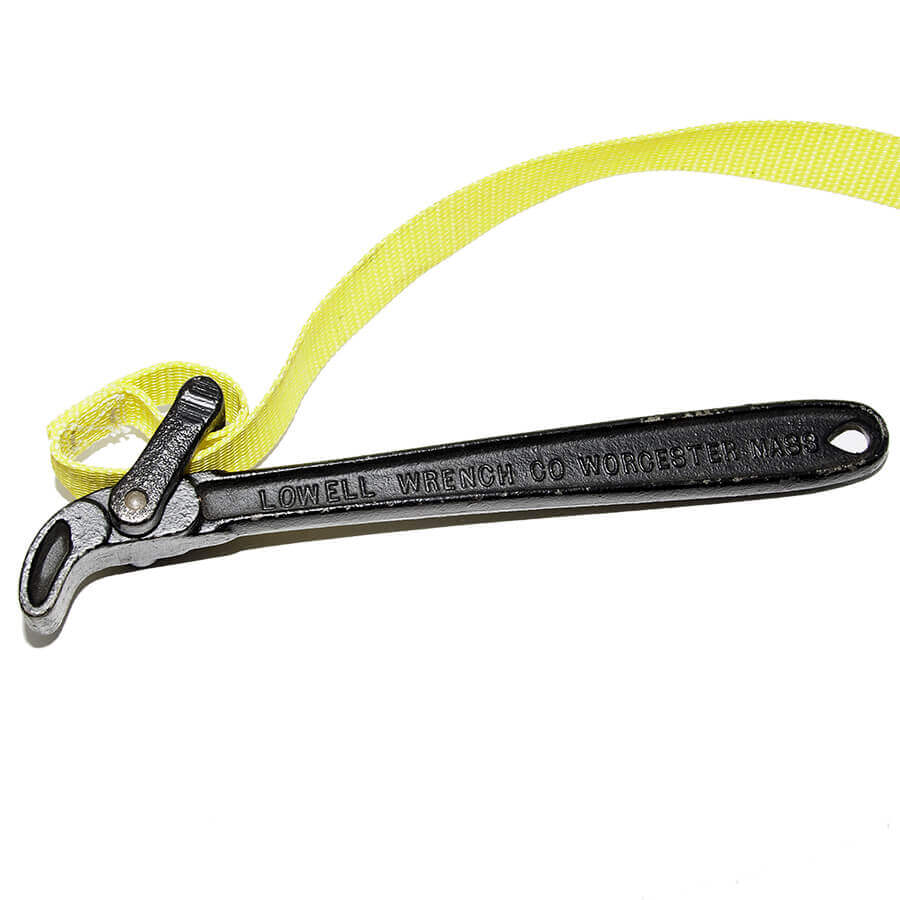 Strap Wrench 12 Handle Adjustable Nylon Strap Pipe Wrench Oil Filter Strap  Opener Wrench Disassembly Tool Handle 